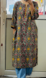 Green Hand block printed Kurta set of 2