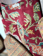 Maroon Hand block printed Kurta set of 2