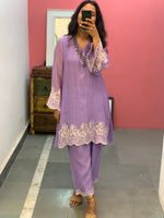 Short Lilac Kurta set of 2
