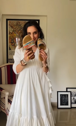 White Linen angrakha