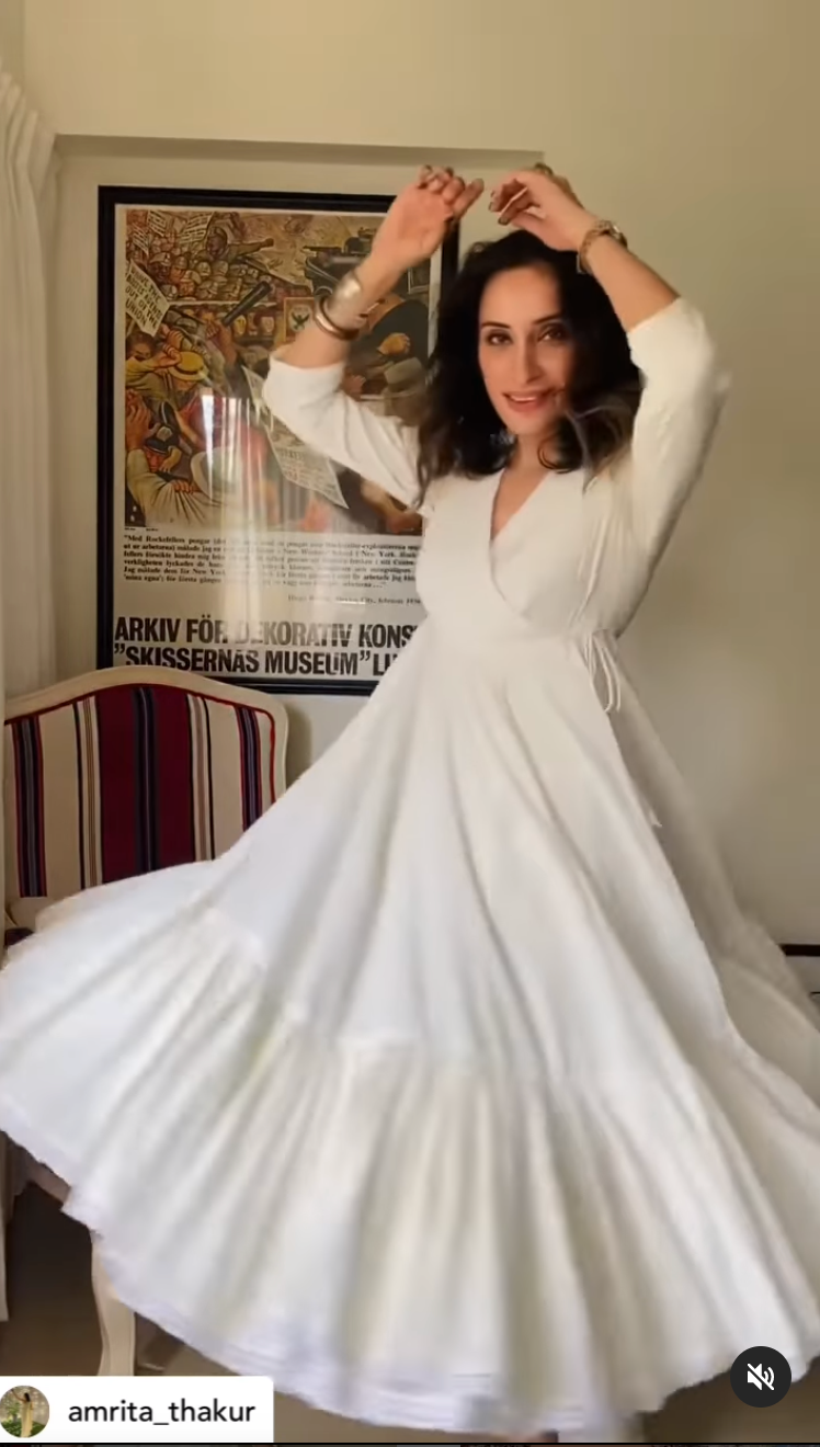 White Linen angrakha